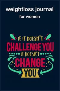 2020 weight loss journal and planner