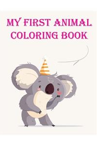 My First Animal Coloring Book