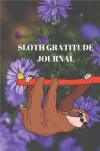 Sloth gratitude journal