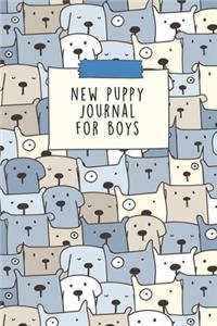 New Puppy Journal For Boys
