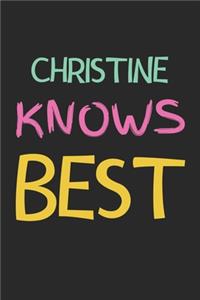Christine Knows Best