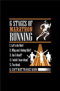 Marathon Running Notebook