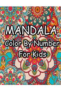 Mandala Color by Number for Kids