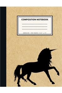 Unruled Composition Notebook