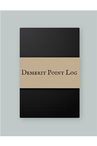 Demerit point log