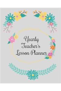 Yearly Teacher's Lesson Planner