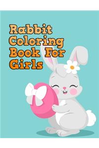 Rabbit Coloring Book For Girls