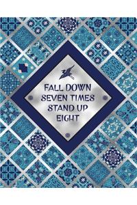 Fall Down Seven Times Stand Up Eight - Five Year Planner 2020-2024 - Monthly Diary