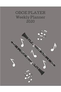 Oboe Player Weekly Planner 2020
