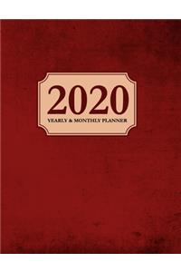 2020 Yearly and Monthly Planner
