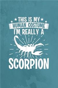 This is my human costume i'm really a scorpion