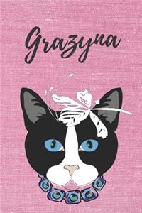 Notizbuch Katze / Notizheft / Journal / Malbuch / Tagebuch / Kritzelbuch / DIN A5 / Geschenk Grazyna