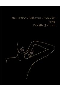 New Mom Checklist and Self-Care Doodle Journal