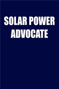 Solar Power Advocate