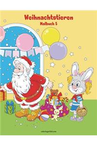 Malbuch mit Weihnachtstieren 5