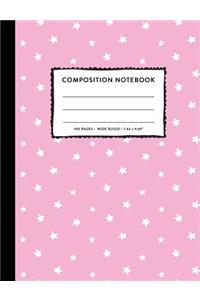 Composition Notebook Wide Ruled