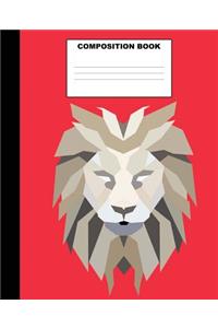 Lion Composition Book
