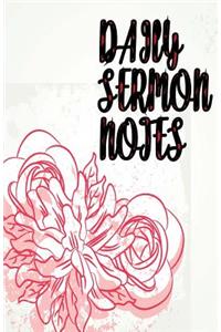 Daily Sermon Notes