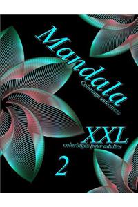 Mandala XXL 2 - coloriages pour adultes
