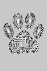 Tribal Dog Paw Print