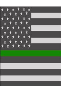 Thin Green Line Sketchbook