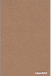 Classic Mole Notebook - Faux Kraft Cover (Lined Journal)