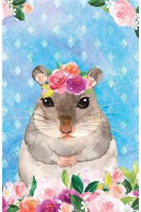 Bullet Journal for Animal Lovers Hamster in Flowers