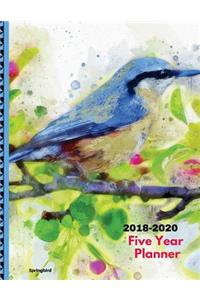 2018 - 2022 Springbird Five Year Planner