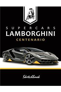 Supercars Lamborghini Centenario Sketchbook