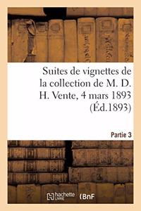 Suites de Vignettes Pour l'Illustration Des Livres Des Xviiie Et XIXe Siècles