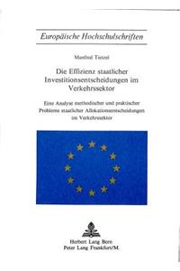 Die Effizienz staatlicher Investitionsentscheidungen im Verkehrssektor