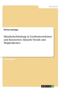 Mitarbeiterbindung in Großunternehmen und Konzernen. Aktuelle Trends und Möglichkeiten