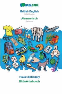 BABADADA, British English - Alemannisch, visual dictionary - Bildwörterbuech