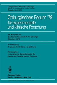 Chirurgisches Forum '79