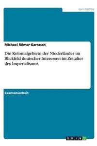 Kolonialgebiete der Niederländer im Blickfeld deutscher Interessen im Zeitalter des Imperialismus