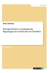 Betrugsstraftaten. Grundlegende Regelungen des Strafrechts im Überblick