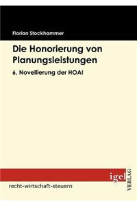 Honorierung von Planungsleistungen