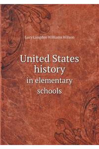 United States History in Elementary Schools