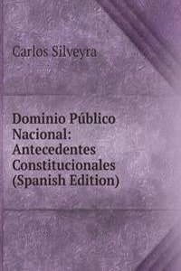Dominio Publico Nacional: Antecedentes Constitucionales (Spanish Edition)