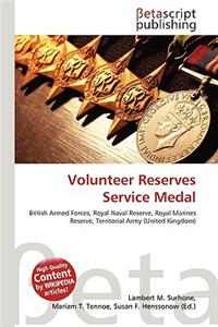 Volunteer Reserves Service Medal