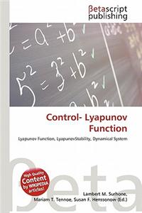 Control- Lyapunov Function
