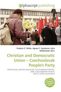 Christian and Democratic Union - Czechoslovak People's Party