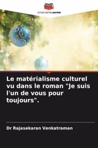 matérialisme culturel vu dans le roman 