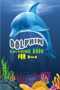 Dolphin coloring book for kids