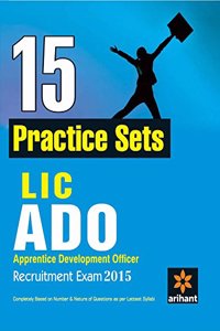 15 Practuce Sets Bhartiya Jeevan Bima Nigam (Lic) Prashikshu Vikas Adhikari (ADO) Bharti Pariksha 2015