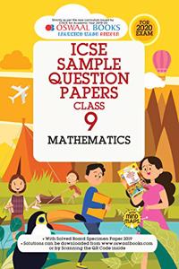 Oswaal ICSE Sample Question Papers Class 9 Mathematics Book (For March 2020 Exam)