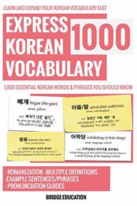 Express Korean Vocabulary 1000