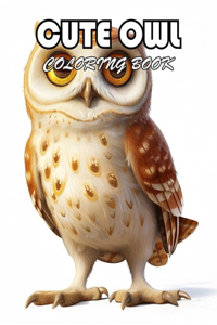 Cute Owl Coloring Book