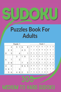 Sudoku Puzzles Book for adults