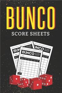 Bunco Score Sheets